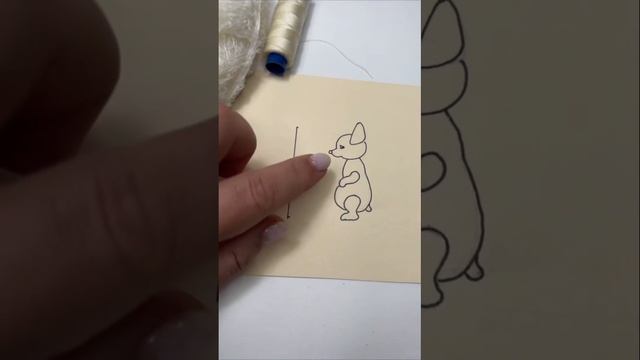 Вяжем крючком без схем и подсчёта петель корги #вязание #рукоделие смотреть онлайн