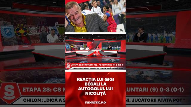 Reactia lui Gigi Becali la autogolul lui Banel Nicolita de pe Bernabeu