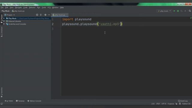 Play a Music using Python in Tamil|Python Programming in Tamil|Learn Python|Tamil