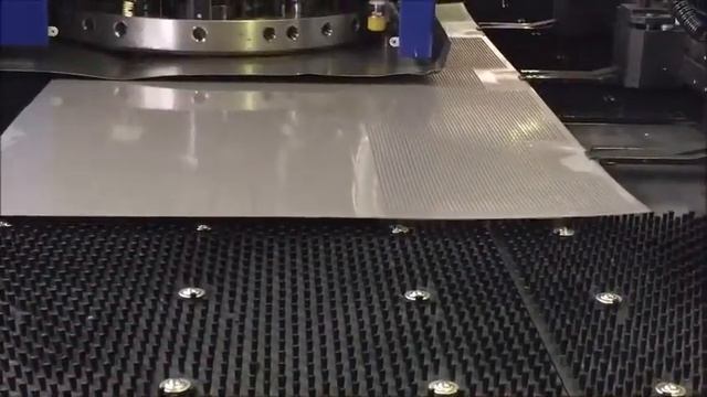 Перфорация металла на прессе смотреть онлайн