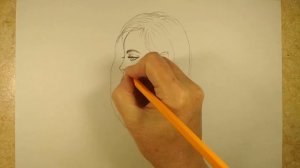 Простой рисунок девушки. Как нарисовать девушку.