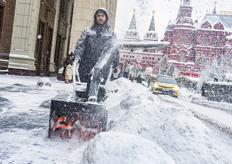 Высота сугробов в Москве достигла 55 сантиметров / Город новостей на ТВЦ
