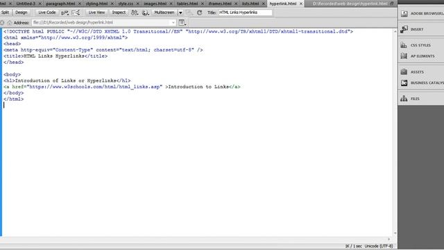 how to create links in html | hyperlinks | href tag | how to add hyperlink | how to add links in ht