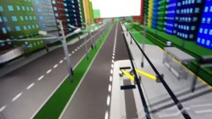 Управляю троллейбусом Зиу 9 в роблоксе 4 часть