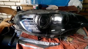 Замена стекла фары BMW e 71