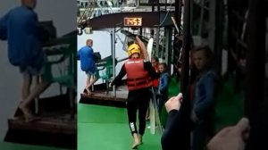 Черное море -гонки на водных лыжах.