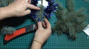 44.Как сделать маленькую новогоднюю ёлочку своими руками/МК/