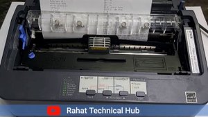 EPSON LQ-350 Dot Matrix Printer Self Test report