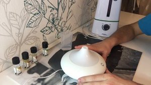 Увлажнитель воздуха +Аромадиффузор  2в1 ?Ароматизация эфирными маслами ?