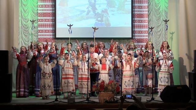 детский образцовый фольклорный ансамбль Маков цвет фольклорная композиция Встреча весны