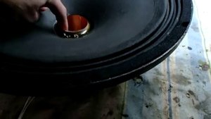 Центровка 15" динамика.