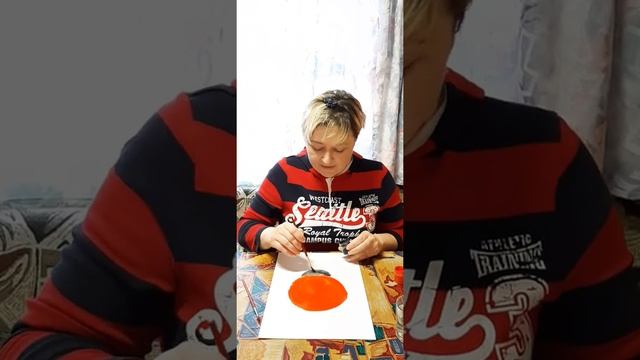 Рисование божьей коровки . Дети 3-4 лет. смотреть онлайн