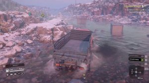 SnowRunner. Кольский полуостров. Имандра. Поручение "Уплывшая бытовка"