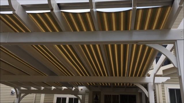 Roll-Flex Pergola Canopy - Sun or Shade, Rain or Shine смотреть онлайн