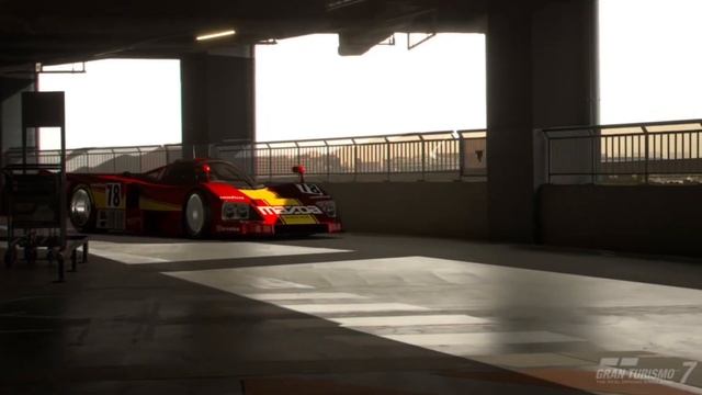 Gran Turismo 7 Scapes Photo Mode 32 - 1991 Mazda 787B (Hotwheels Replica - Red)