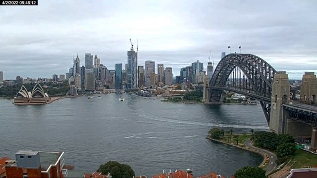 с видом на Сиднейскую бухту, Сидней, 4 февраля 2022г.