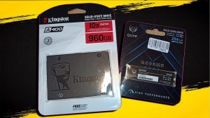 РАСПАКОВКА QOPP {SSD-M.2 256 ГБ} | KINGSTON {SSD-A400 960 ГБ}