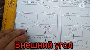 Как резать углы на багете или потолочном плинтусе