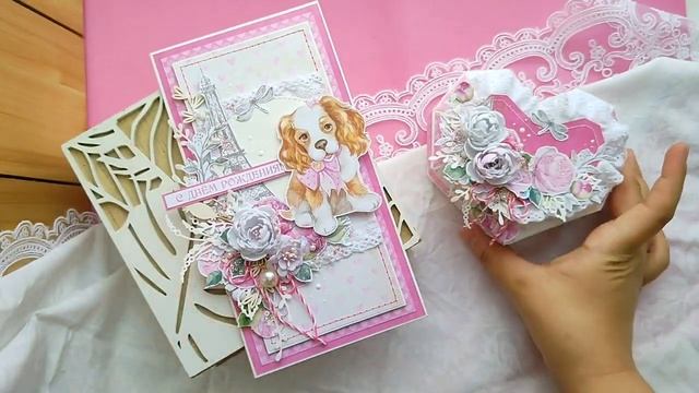 Подарочный набор 'С любовью!" Колекция "Фоноикс.Розовый" ScrapMania