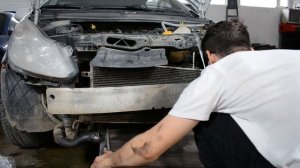Opel Corsa D Front Bumper , Coolant Radiator and Intercooler Replacement after hitting a stray dog
