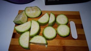 Курино-кабачковое суфле на пару
