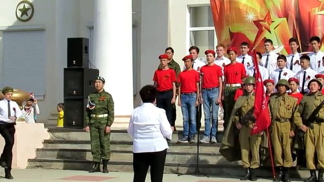 хор 9мая 2017 в Гусиноозёрске смотреть онлайн