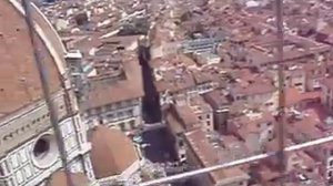 Top of Giotto's Campanile in Florence, Italy