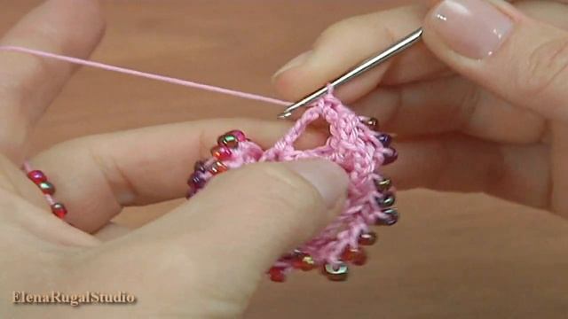 Crochet WITH SEED Beads : Beautiful 3D SPIRAL MOTIF Necklace #crochet смотреть онлайн