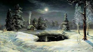 Крещенская ночь ("Темный ельник снегами, как мехом.."), Бунин И