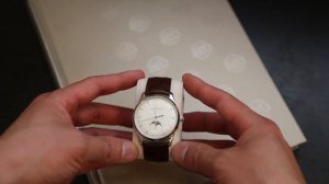 Jaeger-LeCoultre Master Ultra Thin Moon 39 stainless steel watch unboxing.