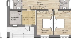 Одноэтажный дом 150м2 в стиле Райт I Самый популярный проект компании СМК