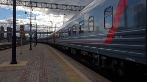 "Красивая погода" ЧС7 027 с поездом 109 Москва Анапа отправляется с Киевского вокзала