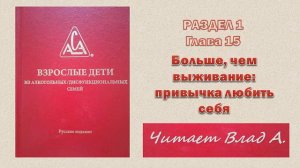 28. Красная книга ВДА. Раздел 1 Глава 15. Больше, чем выживание: привычка любить себя. Читает Влад