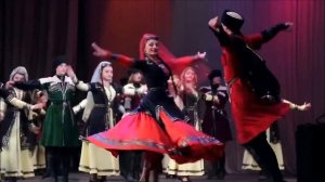 Хореографические коллективы "Колхида", "Иверия" - 60 лет в Москве