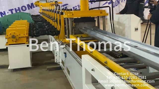 Производство дорожных ограждений | Линия по производству балки дорожного ограждения смотреть онлайн