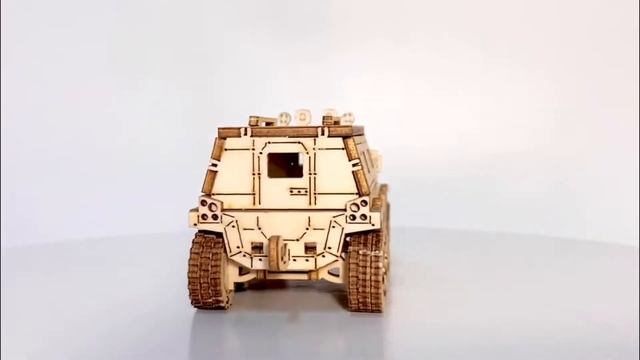 Внедорожник Бархан от Lemmo - Деревянный конструктор, 3D пазл, сборная модель из фанеры смотреть онлайн