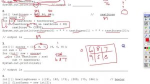 Tracing Enhanced For Each Loop with Array Worksheet 1