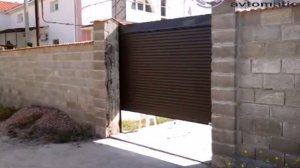 РОЛЛЕТНЫЕ ВОРОТА из ЭКСТРУДИРОВАННОГО ПРОФИЛЯ и КАЛИТКА