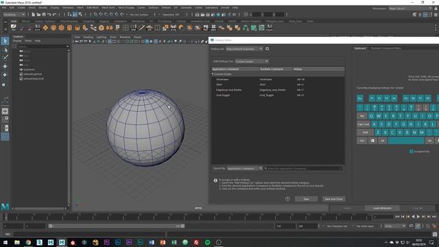 Custom Hotkeys in Maya