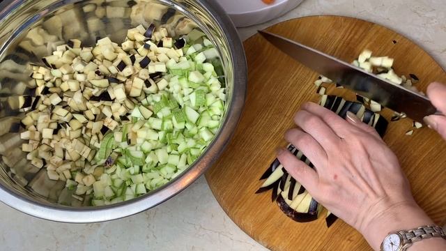 Баклажаны, Кабачки! Готовлю  ТОЛЬКО ТАК ! Овощное Рагу!