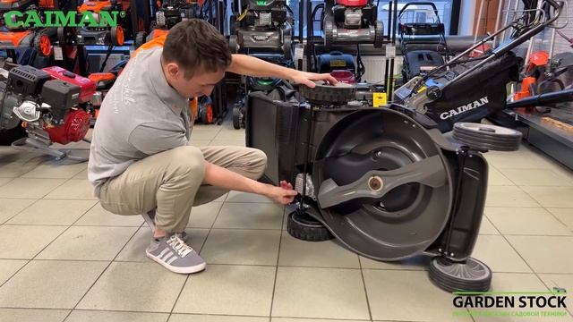 Самая функциональная машина для покоса травы 5в1, газонокосилкf CAIMAN смотреть онлайн