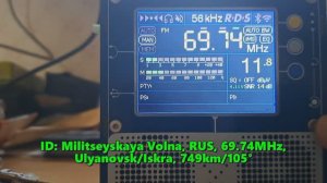 12.07.2024 14:56UTC, [Es, OIRT], Милицейская волна, Ульяновск, 69.74МГц, 749км