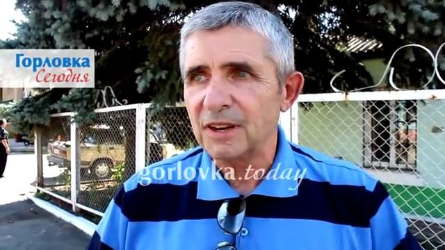 Открытие социальной столовой в Горловке смотреть онлайн