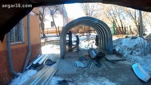 Теплые ангары под ключ Бескаркасные ангары. Самостоятельная сборка сборно-разборного ангара