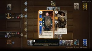 The Witcher 3: Gwent - High Score (Northern Realms) / 590 points match - 560 points round