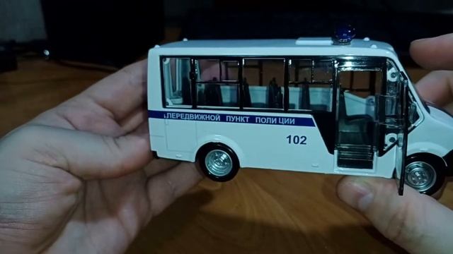 ГазельNext полиция. Распаковка и обзор масштабной модели 1-43.mp4 смотреть онлайн