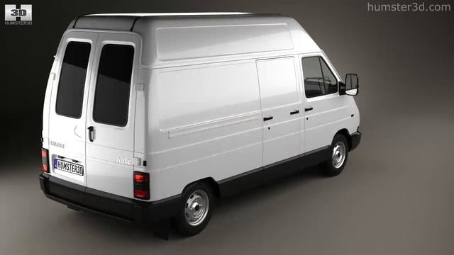 Renault Trafic Panel Van HR 1995 by 3D model store Humster3D.com смотреть онлайн