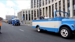 Парад ретро техники в Москве