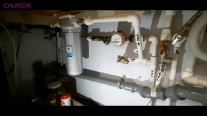 Установка фильтра на воду. Самый простой фильтр.