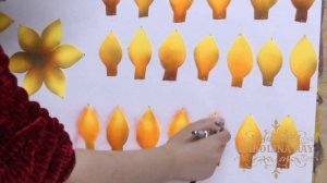 DIY # Покраска подсолнухов из бифлекса (2 часть)